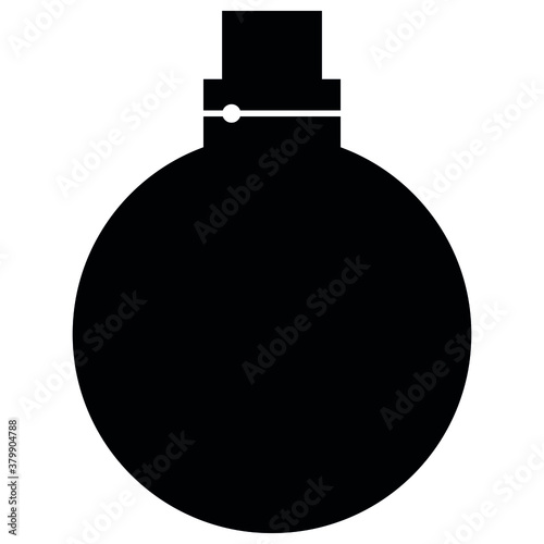 Potion simple icon liquid d black and white