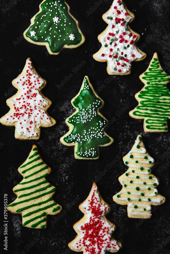 Christmas tree cookies Christmas tree cookies