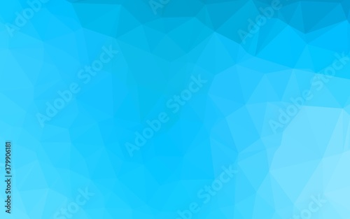 Light BLUE vector abstract polygonal layout. A sample with polygonal shapes. Brand new style for your business design.