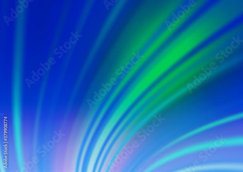Light Blue, Green vector blur pattern. A vague abstract illustration with gradient. The elegant pattern for brand book.