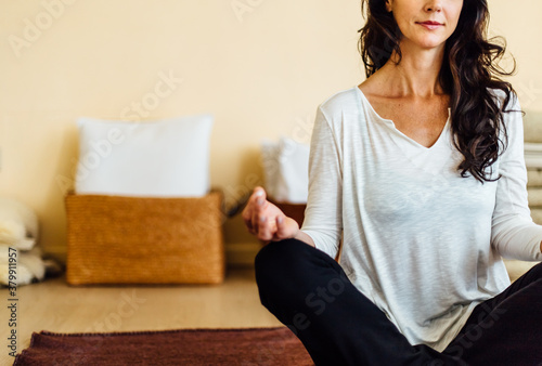 Woman Meditating photo