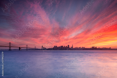 Sunset from Treasuire Island photo