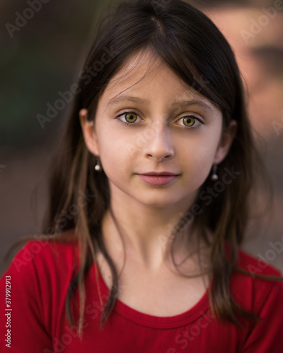 Portrait of a beautiful young girl