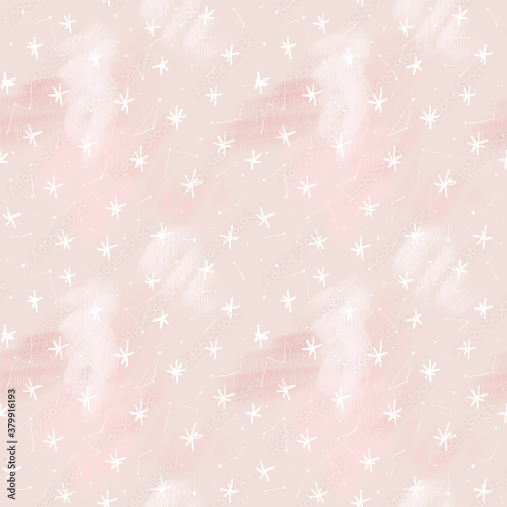 Fototapeta premium Illustration New Year and Happy Christmas. near the symbols of Christmas. favorite holiday. illustration for printing on a postcard, poster, advertisement or clothing