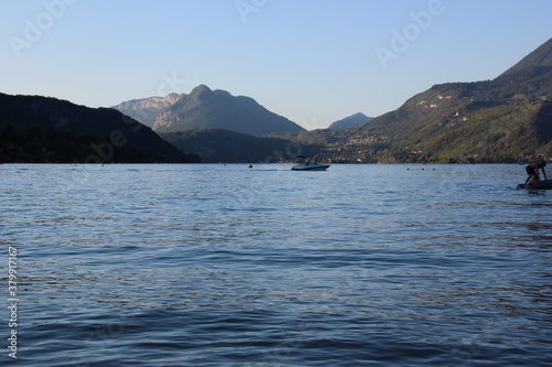 Berge, Himmel, Wasser, See 