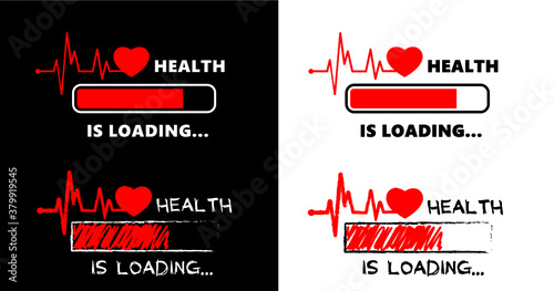 Stethoscope Health is loading vector fun funny icon icons sign signs symbol healthy Think safety first logo aid cpr aed Medical symbol Medical logo ill patient Star of Life snake drugstor doctor ncov