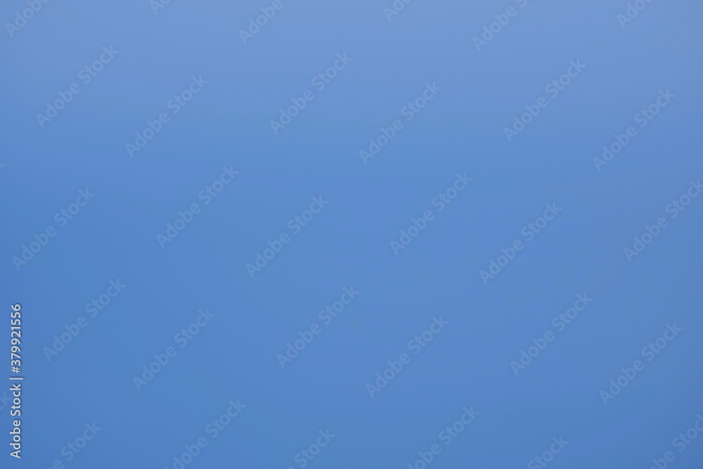 Clear and empty Smooth gradient background, blue texture. blue sky abstract