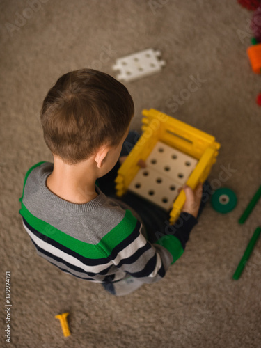 Boy playing photo