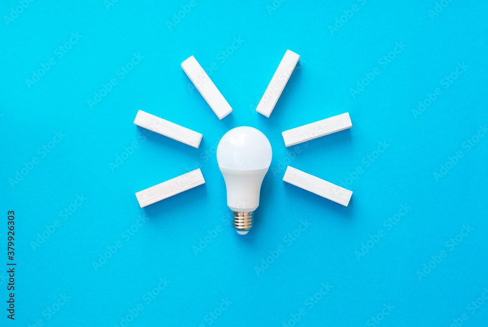 Light bulb with wooden blocks with copy space. Business ideas inspiration and innovation. Light bulb with wooden blocks with copy space. Business ideas inspiration and innovation.