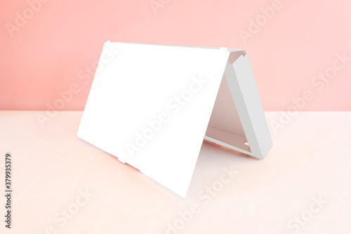 Pizza box with white space for mockup