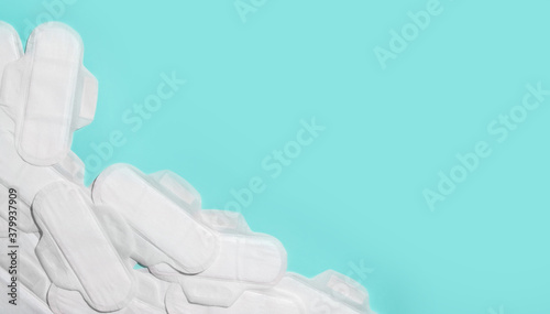 Feminine hygiene/pads/tampons/for menstrual cycle. photo