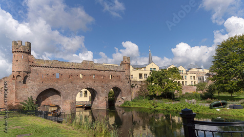 The old city wall in Zutphen, The Netherlands