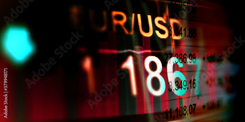 Double exposure financial and business concept background. Forex market online backdrop.