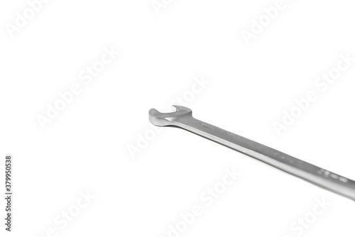 Wrench isolated on white background, mechanic hand tool.  © Sergio