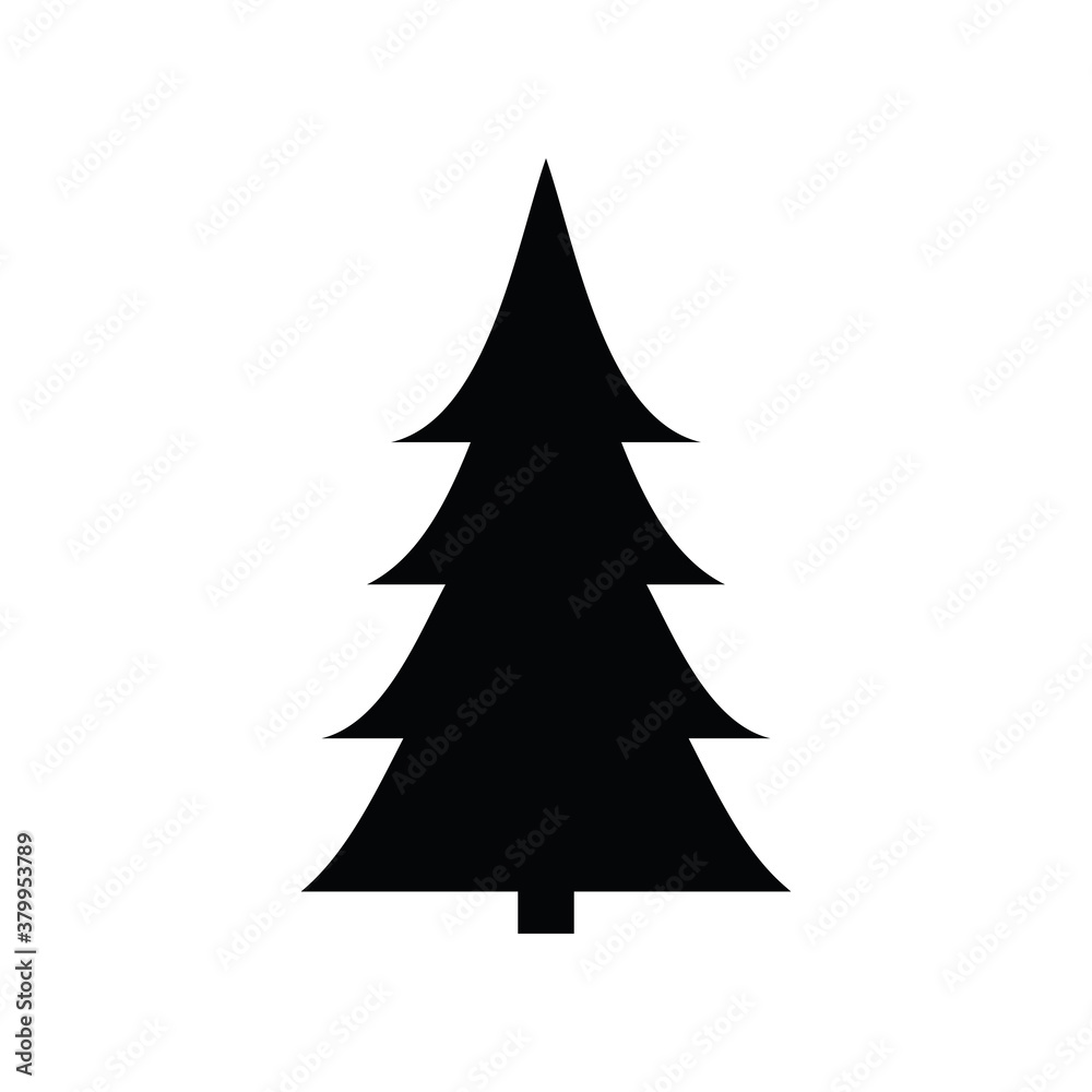 Black fir tree