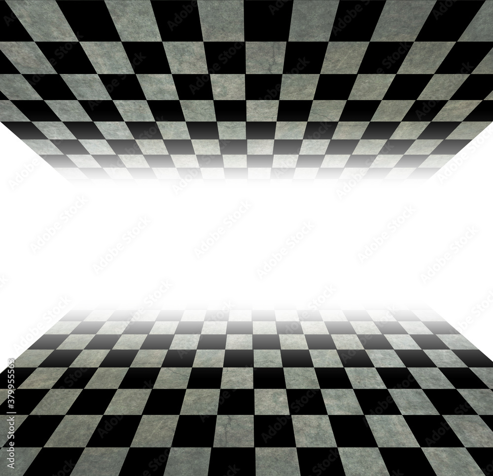 Naklejka premium checkerboard shaped flooring with added texture