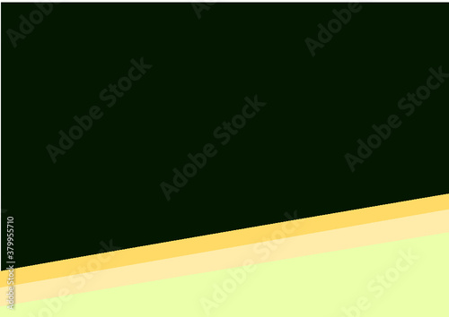 green blackboard with yellow background