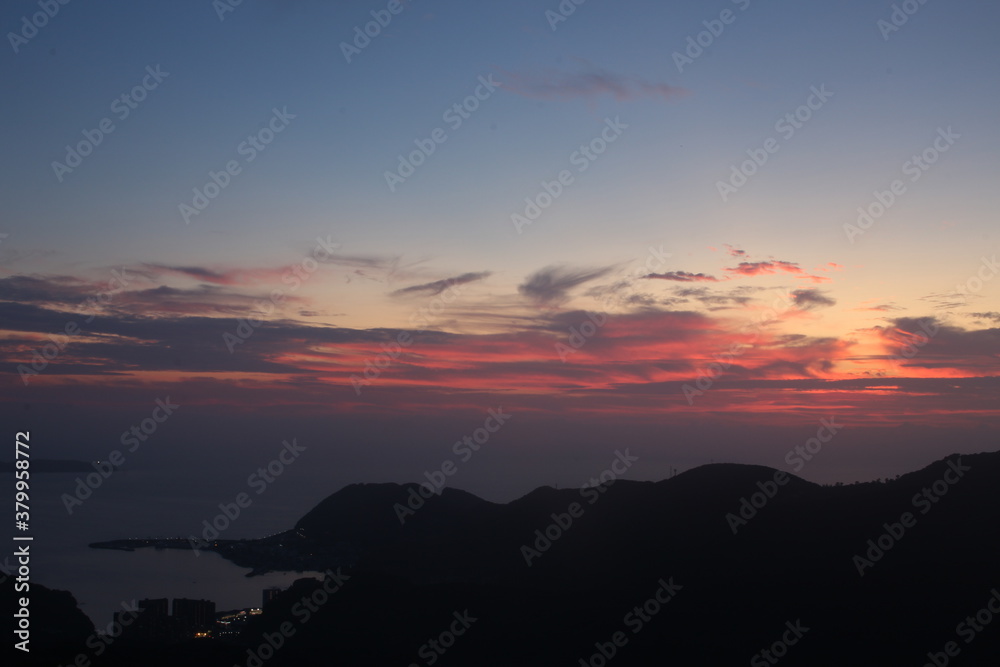 Beautiful dusk at Nagasaki, Kyushu, Japan, Asia Beautiful dusk at Nagasaki, Kyushu, Japan, Asia