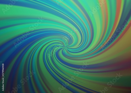 Light Blue  Green vector abstract blurred pattern. Colorful illustration in blurry style with gradient. The template for backgrounds of cell phones.