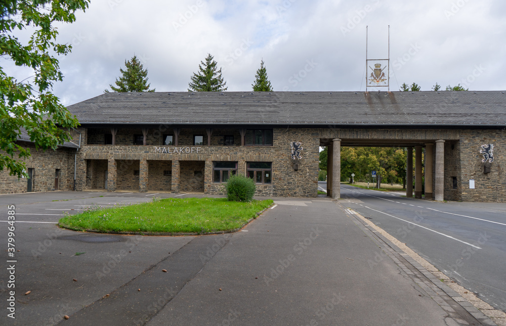 Old barracks called Vogelsang in the region Eifel Old barracks called Vogelsang in the region Eifel