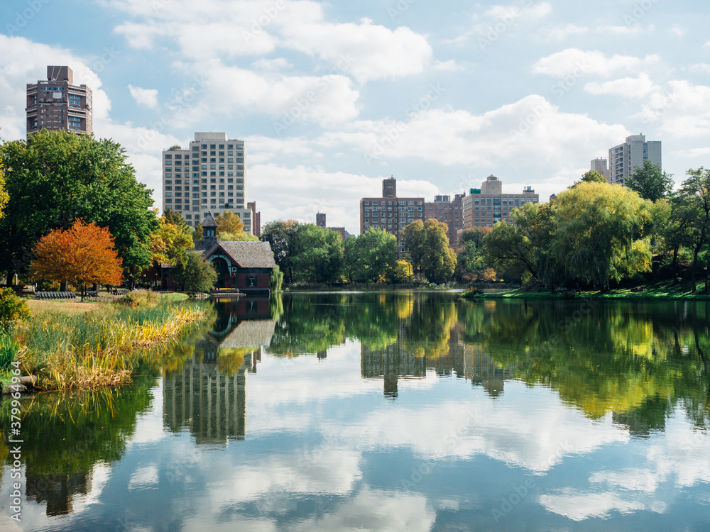 Harlem Meer in Central Park Harlem Meer in Central Park