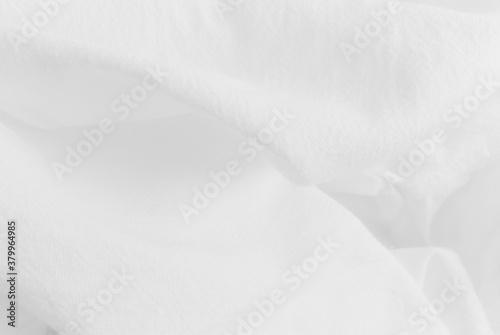 White cotton cloth background. Soft light wallpaper