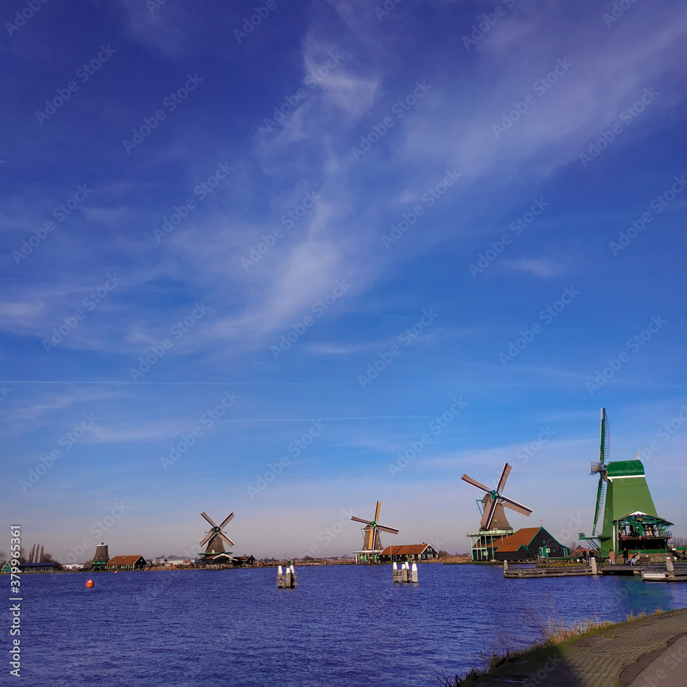 Windmills in Amsterdam 