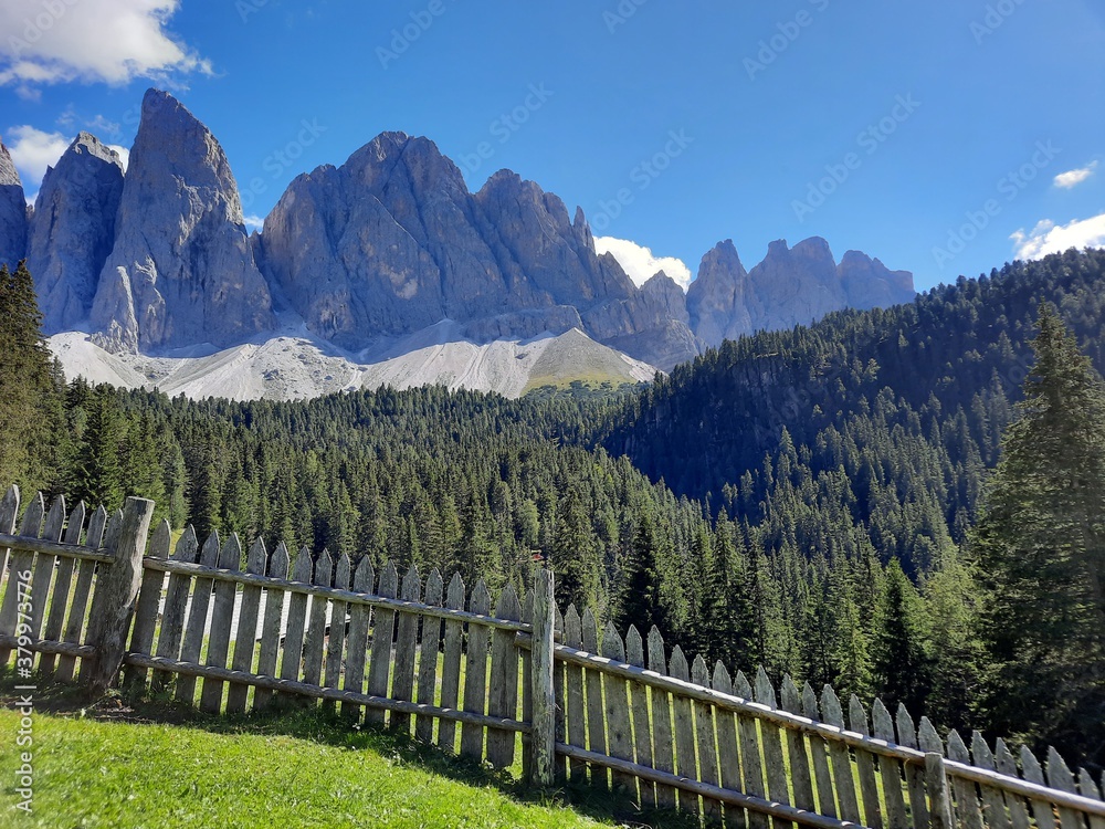 mountain group odle, natural park Puez-Odle,  Dolomites, Italy