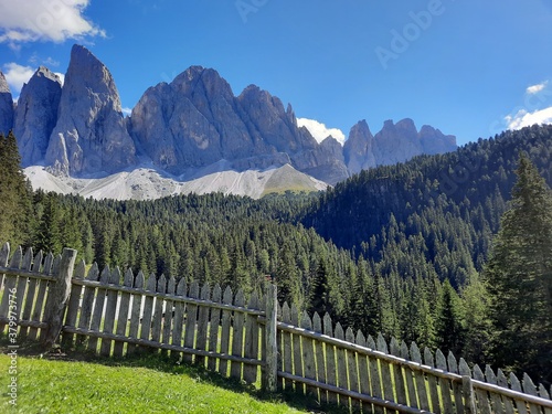 mountain group odle  natural park Puez-Odle   Dolomites  Italy