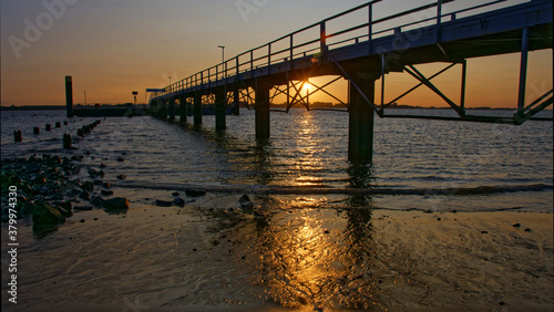 Sonnenaufgang Krautsand © helmut Schmidt