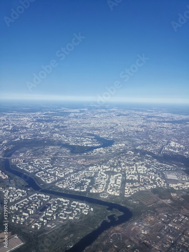 aerial view moscow © Александр К