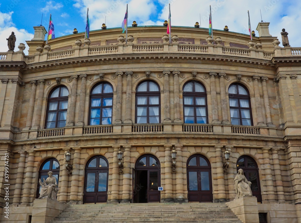 The Rudolfinum is a Building in Prague, Czech Republic. It is Designed in the Neo-Renaissance Style and is situated on Jan Palach Square.
