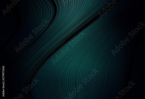 Dark Green vector blurred background.