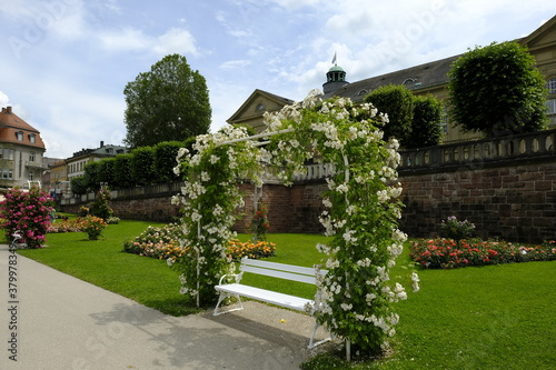 Kurpark im Staatsbad Bad Kissingen, Unterfranken, Franken, Bayern, Deutschland photo