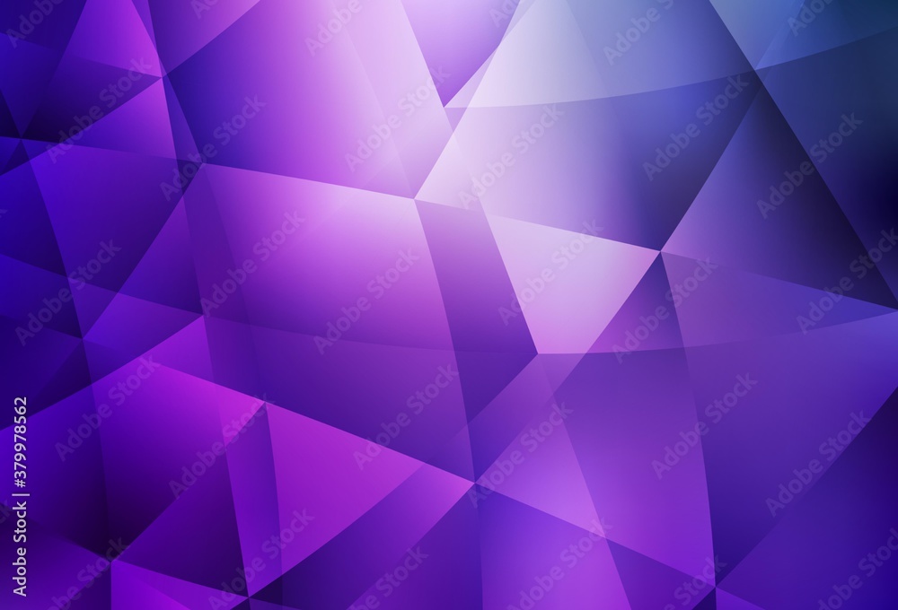 Light Purple, Pink vector gradient triangles template. Light Purple, Pink vector gradient triangles template.