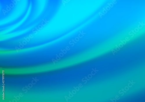 Light Blue, Green vector blurred shine abstract template. A vague abstract illustration with gradient. A new texture for your design.
