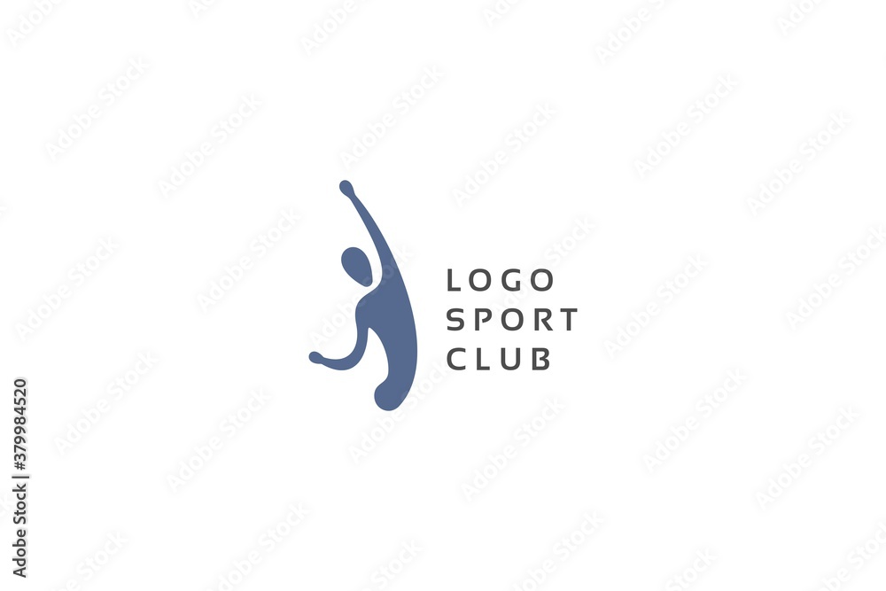 Template logo design for sport club or rehabilitation center Template logo design for sport club or rehabilitation center