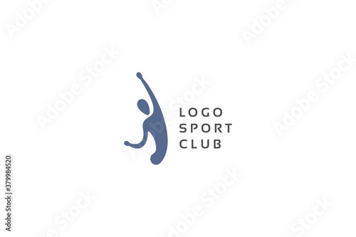 Template logo design for sport club or rehabilitation center