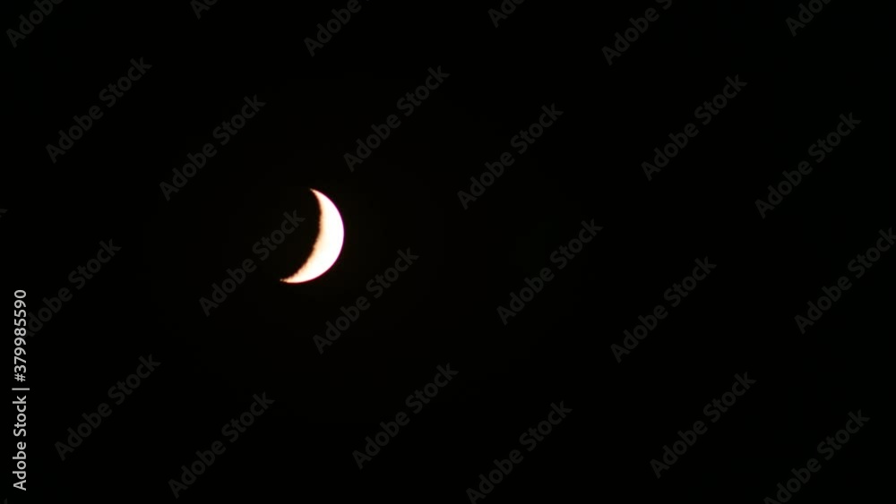 Time Lapse of Moon going down behind Horizon at Night, video 4K Time Lapse of Moon going down behind Horizon at Night, video 4K