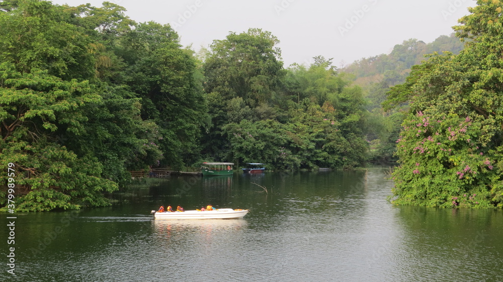 boat on the river