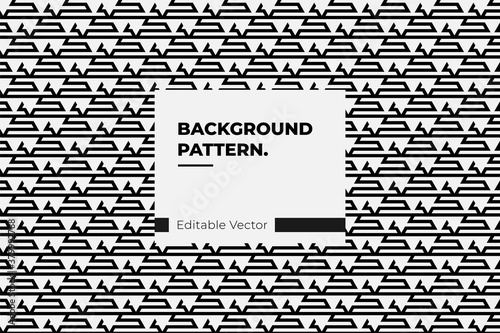 background abstract pattern line triangle black and white for background template