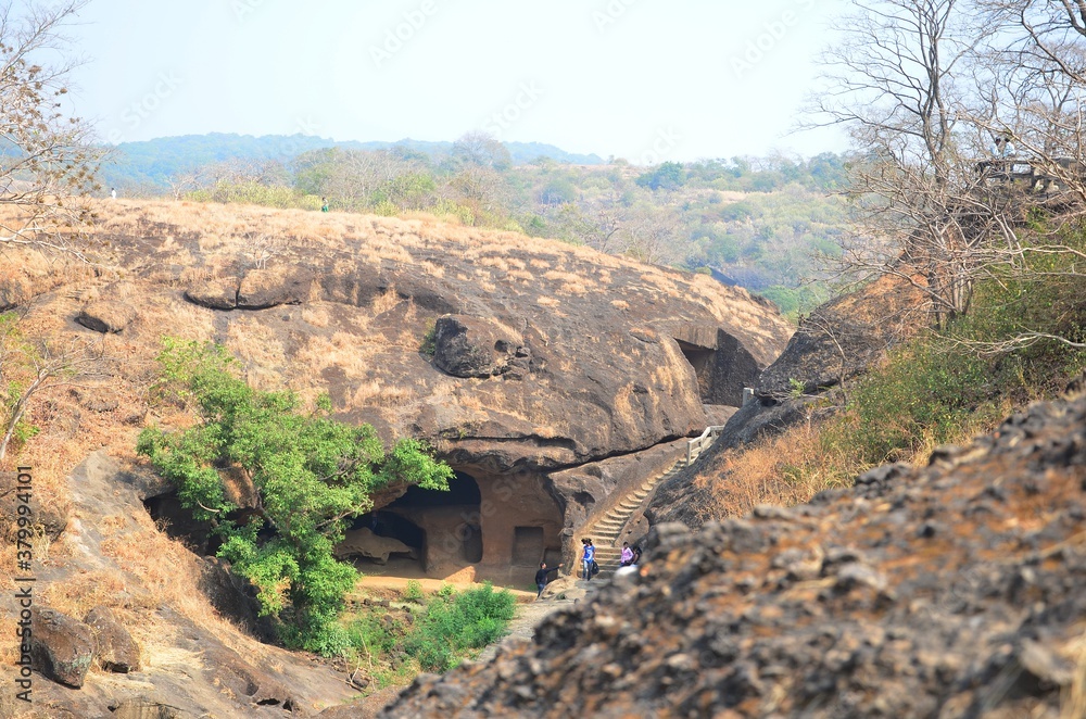 ancient buddhist cave temple in maharashtra
