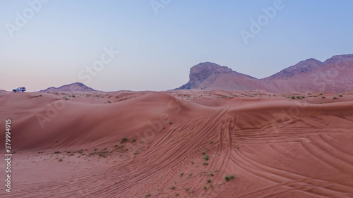 Meliha Desert Sand Dunes and Fossil Rocks 