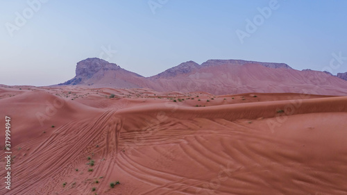 Meliha Desert Sand Dunes and Fossil Rocks 
