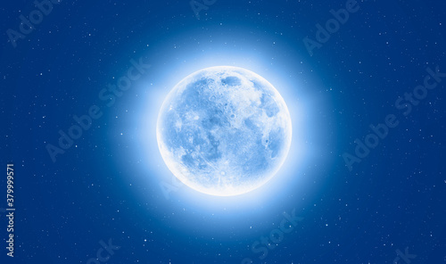 Fototapeta Naklejka Na Ścianę i Meble -  Full Blue Moon 