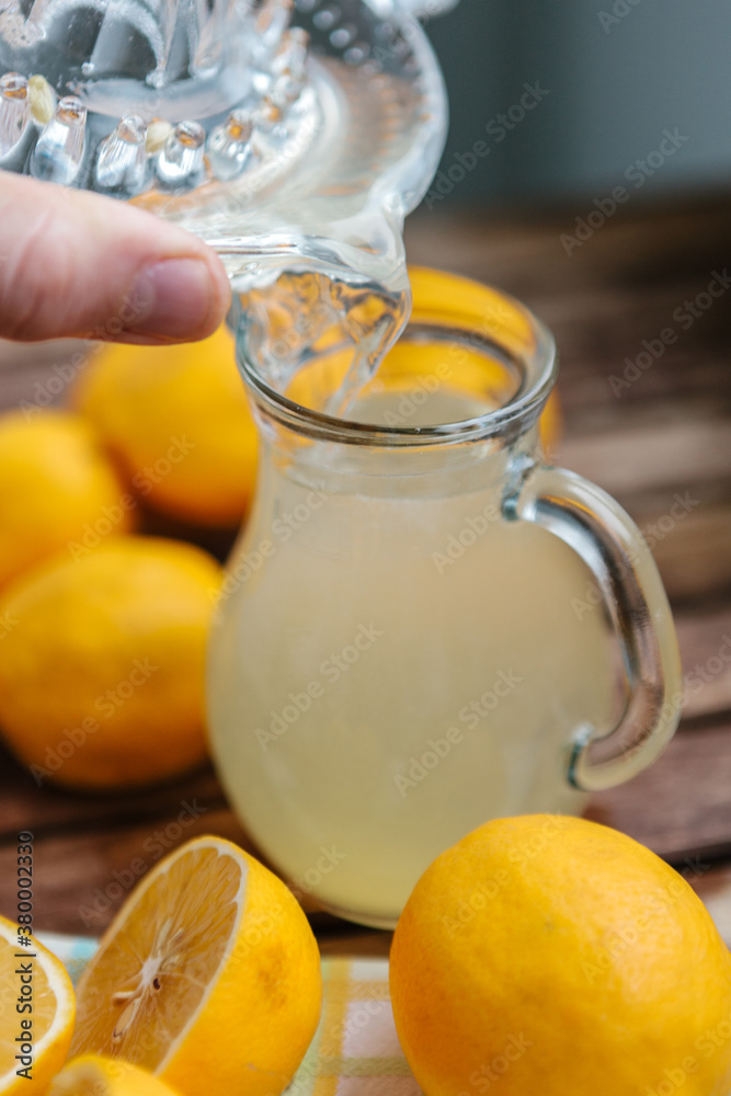 Making organic lemonade Making organic lemonade