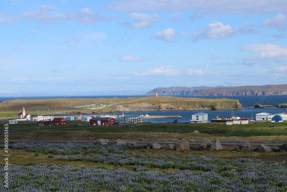 Raufarhofn, a small fishing village in the very North of Iceland