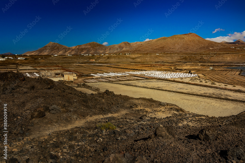 Paisajes del pueblo Golfo Lanzarote