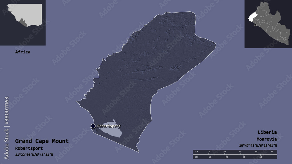 Grand Cape Mount, county of Liberia,. Previews. Administrative