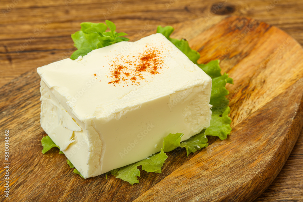 Greek traditional soft feta cheese